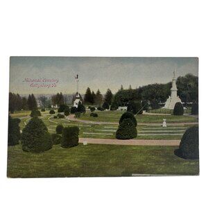 Vintage Gettysburg National Cemetery Postcard By J.L. Mumper 1909 Civil War